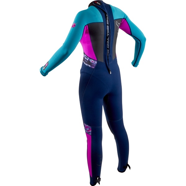 Roupa De Mergulho Gul Junior Response 3/2mm Back Zip Re1323-b7 - Navy / Rouge